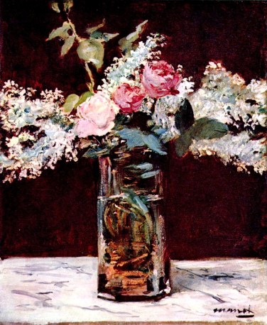 Manet: Roses et lilas