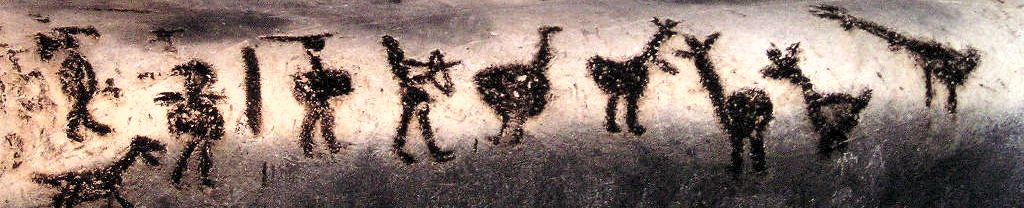 Prehistoric drawings in the Magura cave, Bulgaria Sacre