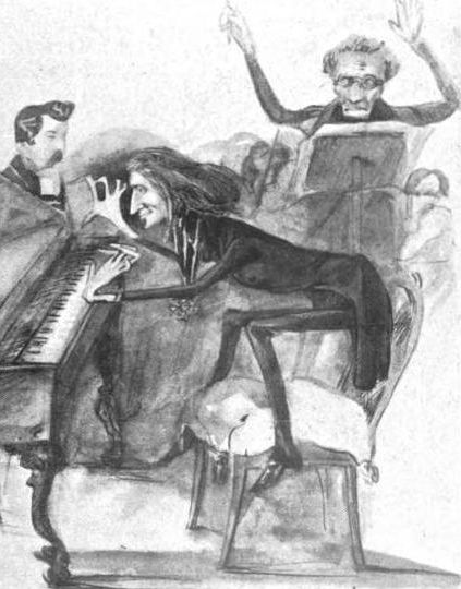 Le "Gallop" chromatique - Liszt caricatured Liszt