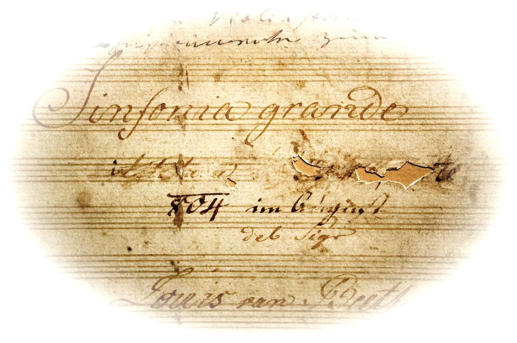 Title page: Beethoven's 3rd Symphony